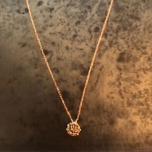 Rose gold necklace